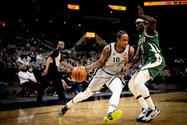 直播吧-【现场】帕克现场督战 马刺打出赛季最佳比赛